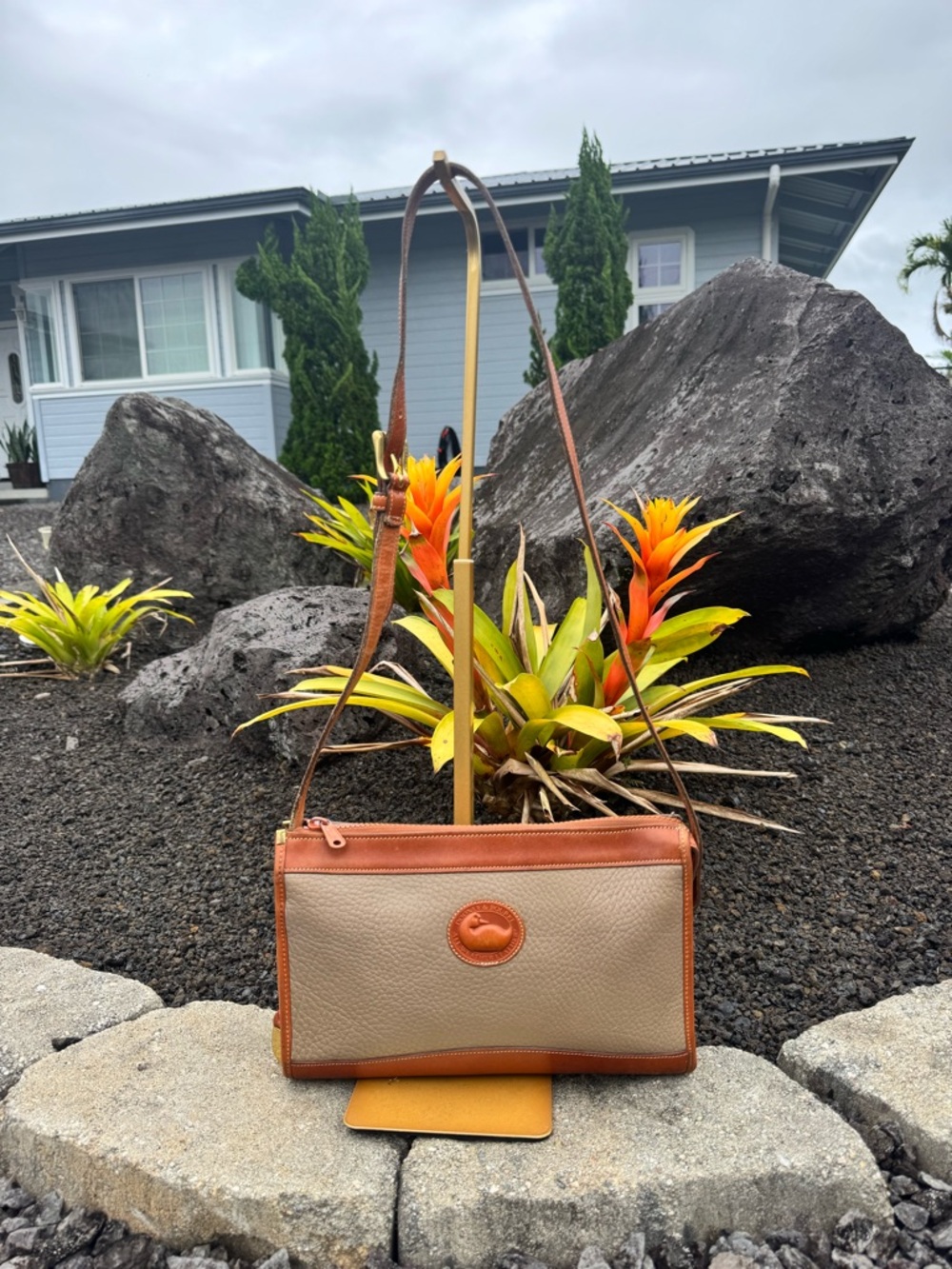 Dooney & Bourke All Weather Leather (AWL) Classic vintage crossbody with COA